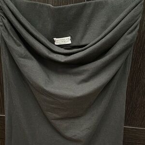 Brunello Cucinelli Black strapless Top